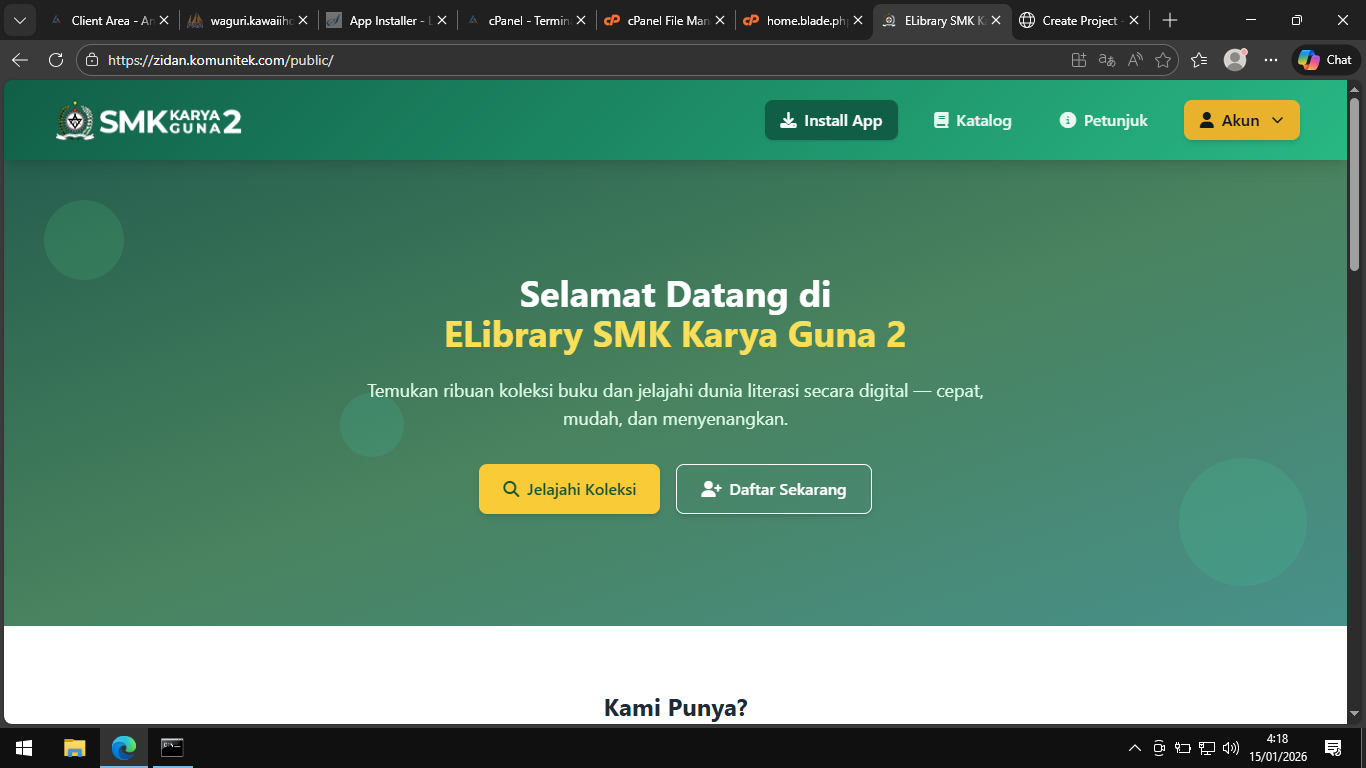 Peminjaman Buku Perpustakaan 